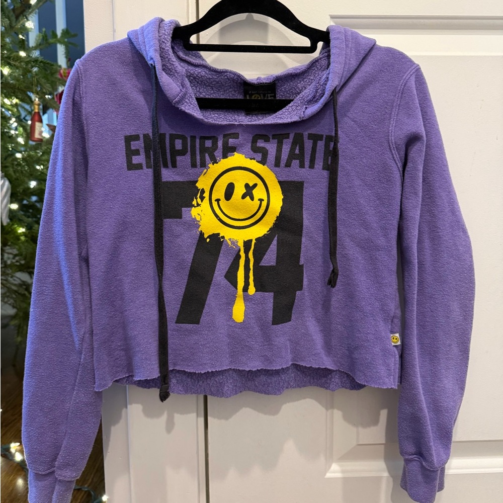 Love Junkie Cropped Hoodie